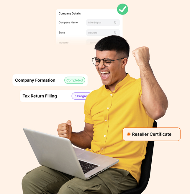 startup tax filing business success